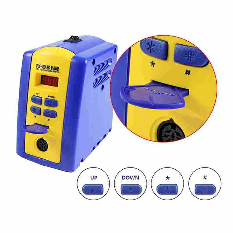 Digital Soldering Station T12 - Digital FX951 75W Soldering Station FX-951
