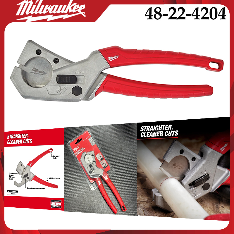 Plumbing - Milwaukee 48-22-4204 Ratchet PVC Pipe Cutter