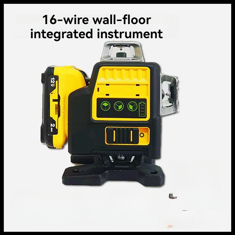 Laser Level 16 Lines 4D Green - 4d Laser Level With 16 Lines