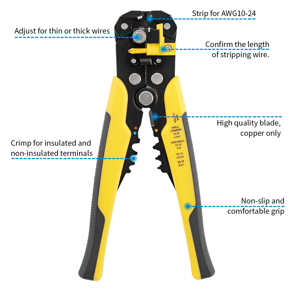 Wire Stripper Tools Multitool  - Automatic Wire Stripper Cutter 评论和价格