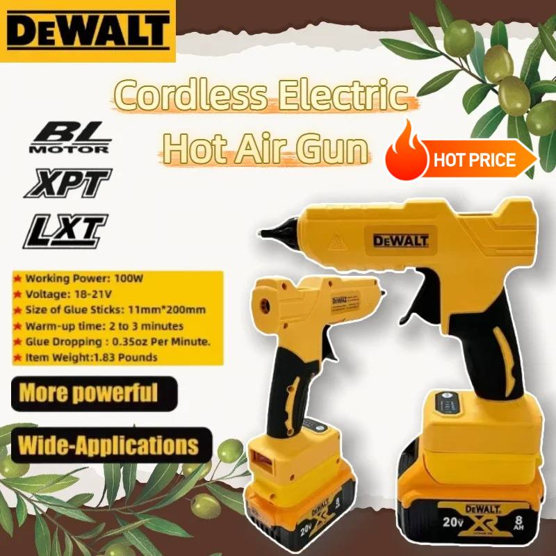 Dewalt Cordless Electric Handh - Hot Melt Glue Gun Cordless 评论和价格