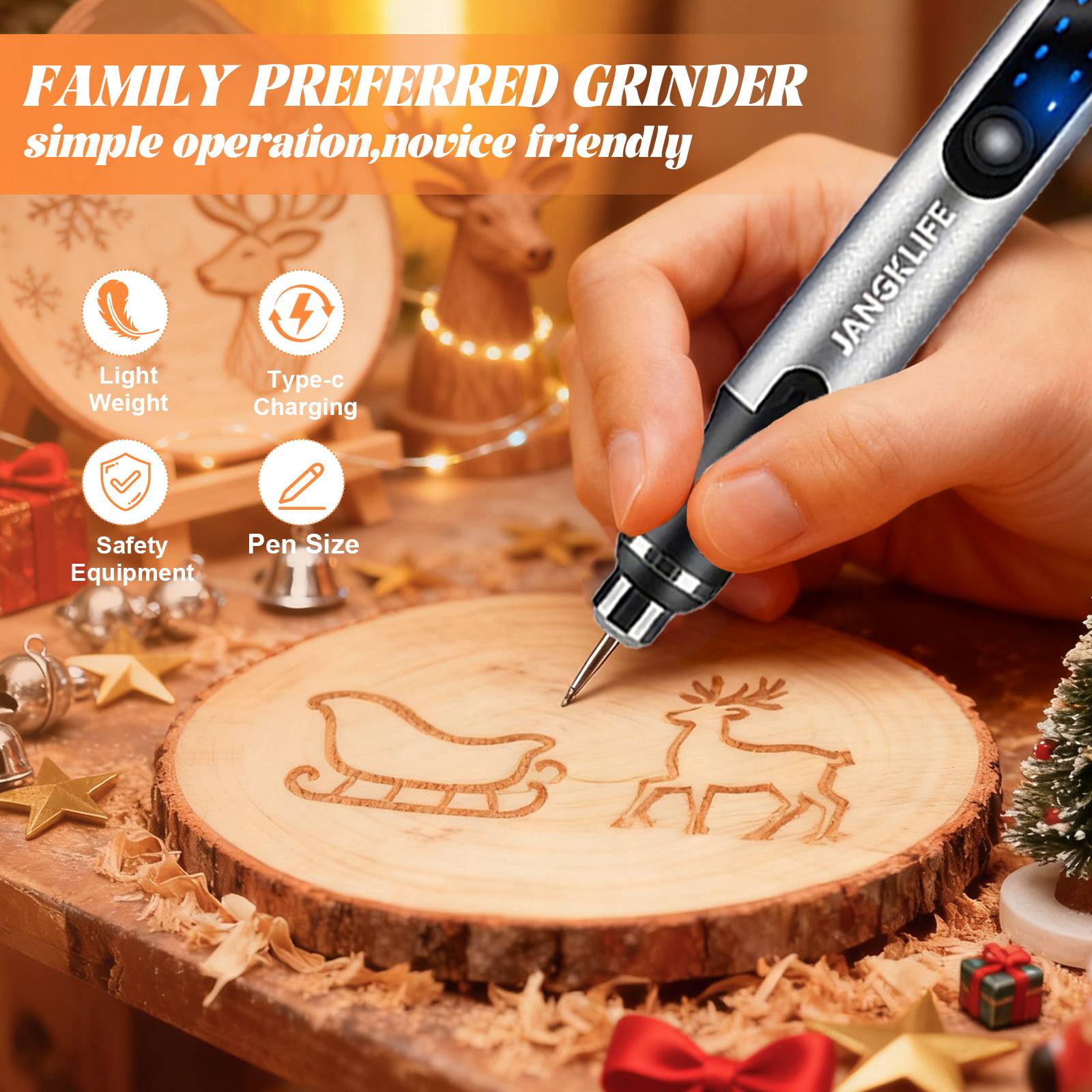 JANGKLIFE USB Cordless Rotary  - Cordless Rotary Tool Kit Accessories 评论和价格