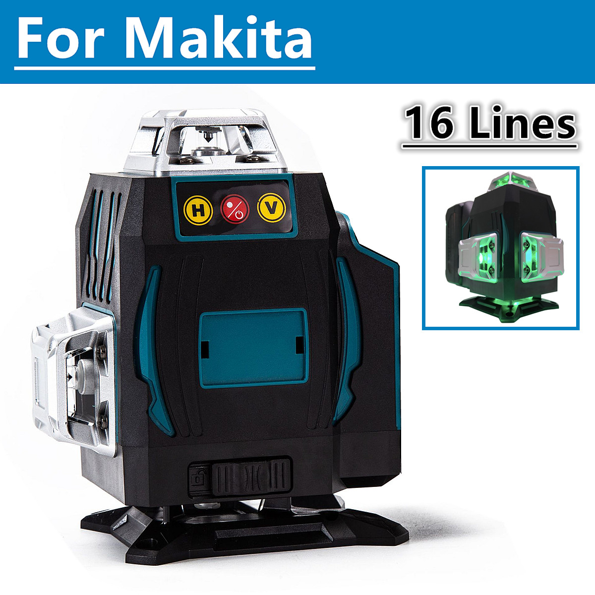 For Makita 18V Battery 16 Line - Laser Level 16 Lines 4D Green 评论和价格