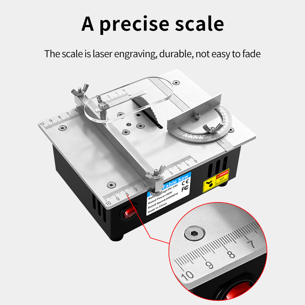DC24V Household Miniature Wood - Mini Table Saw For Woodworking 评论和价格