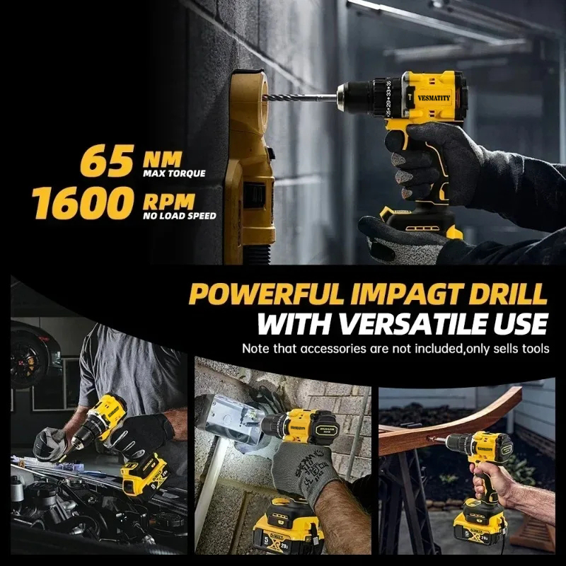 DCD805 Brushless Impact Drill  - Brushless Cordless Electric Drill 18V 评论和价格