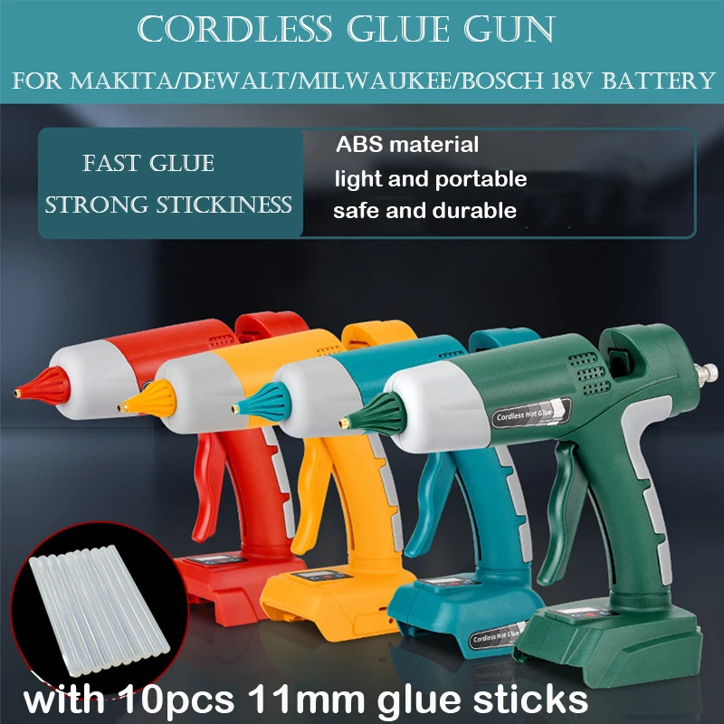 100W Cordless Hot Melt Glue Gu - Hot Melt Glue Gun Cordless 评论和价格