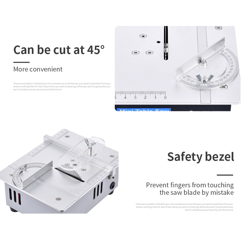 Mini Table Saw 96W 5000RPM Woo - Mini Table Saw For Woodworking 评论和价格
