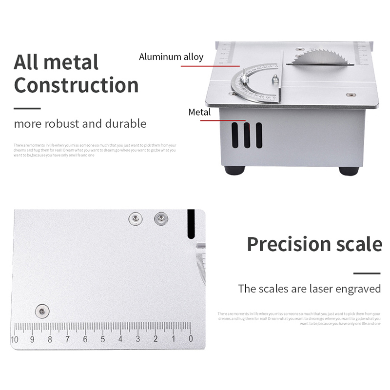 Mini Table Saw 96W 5000RPM Woo - Mini Table Saw For Woodworking 评论和价格