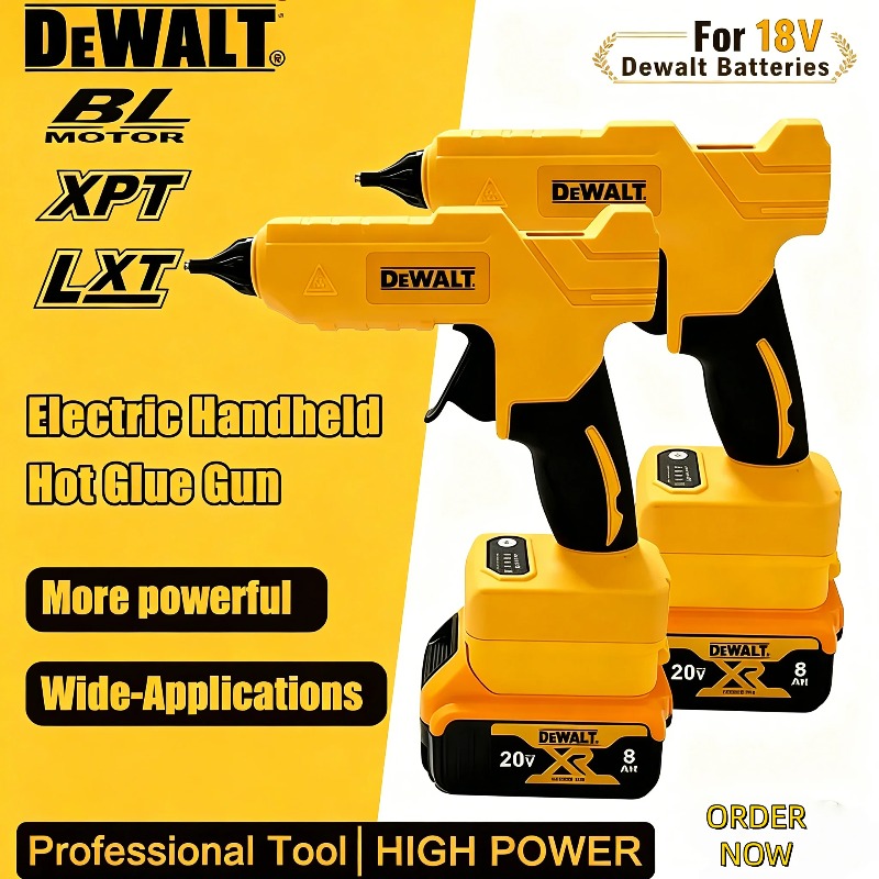Dewalt Cordless Electric Handh - Hot Melt Glue Gun Cordless 评论和价格