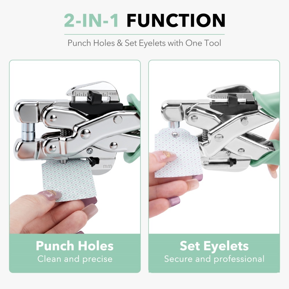 Grommet Tool Kit Handheld Hole - Hand Tools 评论和价格