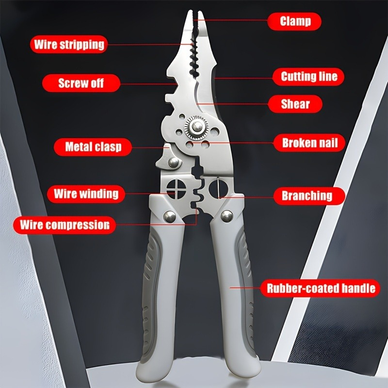 Multifunction Industrial Wire  - Automatic Wire Stripper Cutter 评论和价格