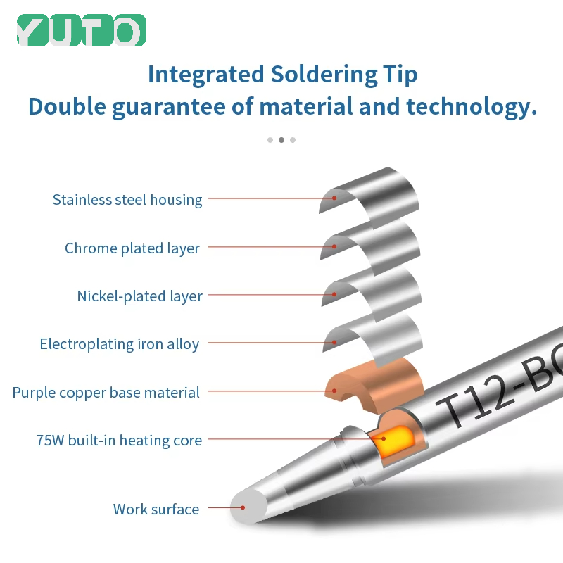 10pcs T12 Set Soldering Iron T - Digital Soldering Station T12 评论和价格