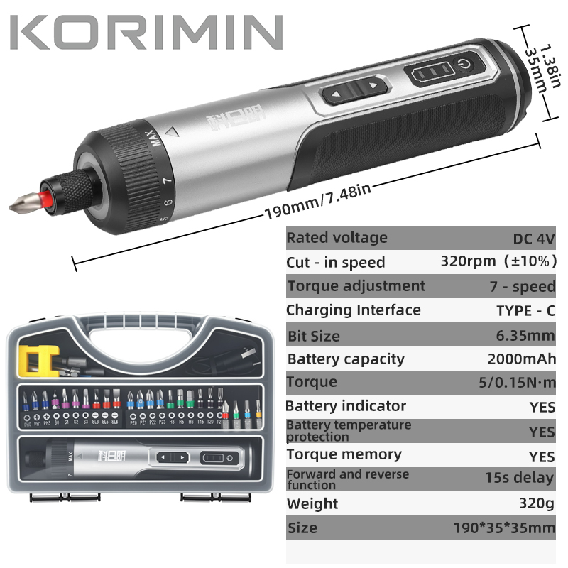 Cordless Electric Screwdriver  - Electric Screwdriver Rechargeable Usb 评论和价格