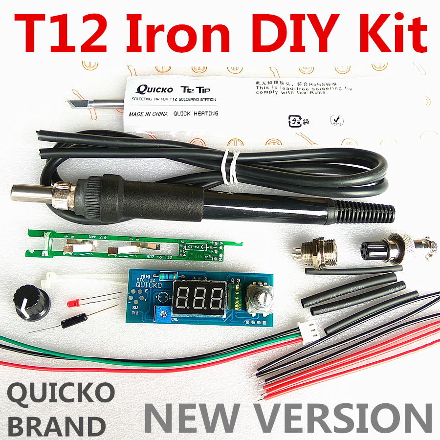 STC-T12 solder iron DIY kits/U - Digital Soldering Station T12 评论和价格