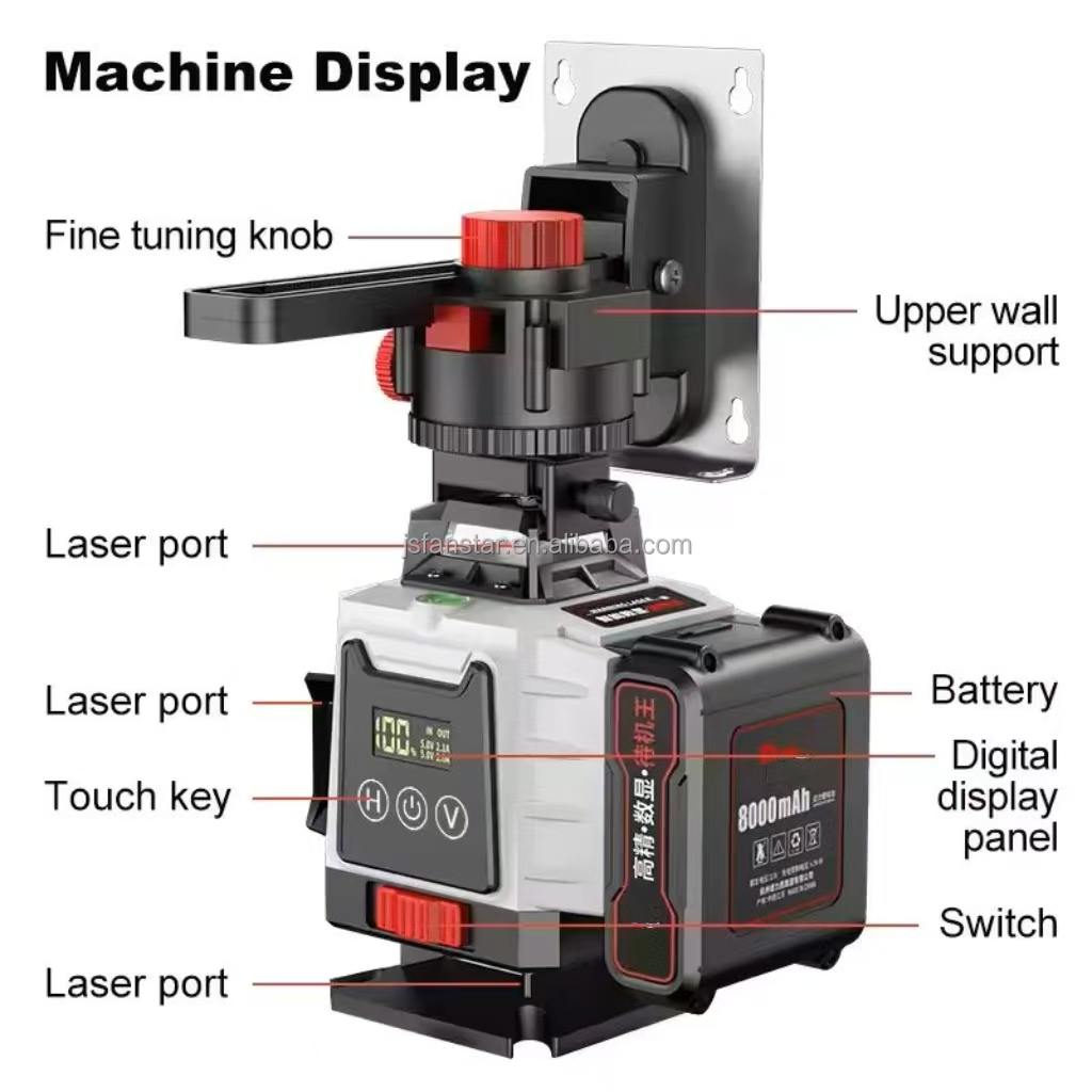 ATVNew Digital 16 Lines Green  - Laser Level 16 Lines 4D Green 评论和价格