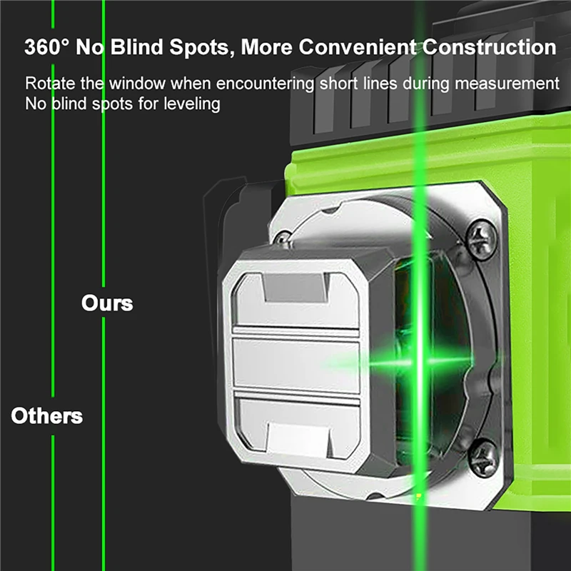 8/12/16 Lines Laser Level 4D G - Laser Level 16 Lines 4D Green 评论和价格