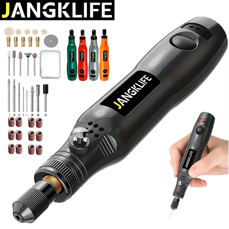 JANGKLIFE USB Cordless Rotary  - Cordless Rotary Tool Kit Accessories 评论和价格