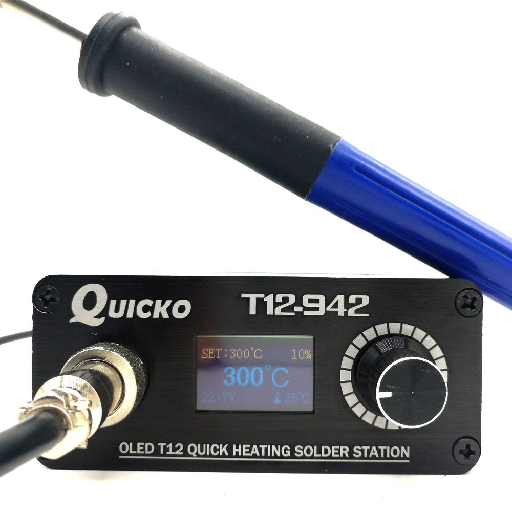 QUICKO MINI T12 STC OLED Digit - Digital Soldering Station T12 评论和价格