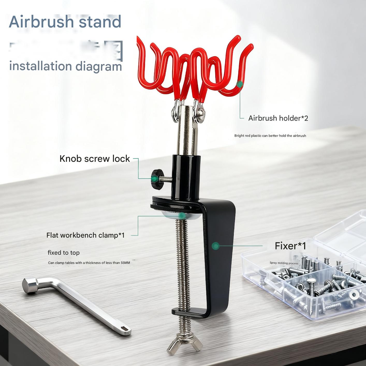 Airbrush Holder Gravity Stand  - Airbrush Kit With Mini Compressor 评论和价格