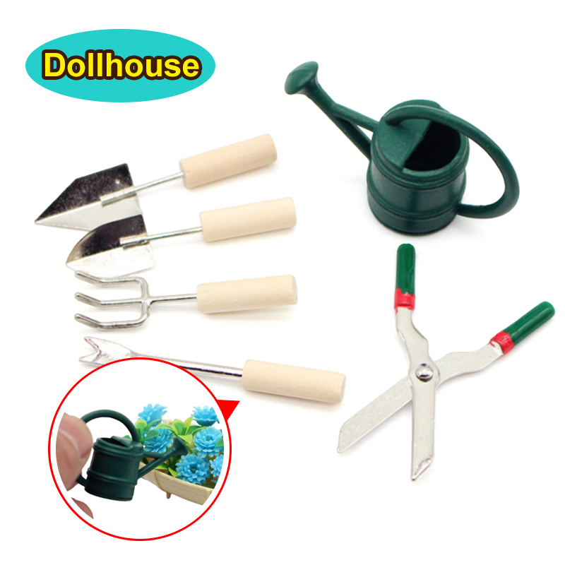 1/12 Dollhouse Simulation Wate - Garden Tools 评论和价格