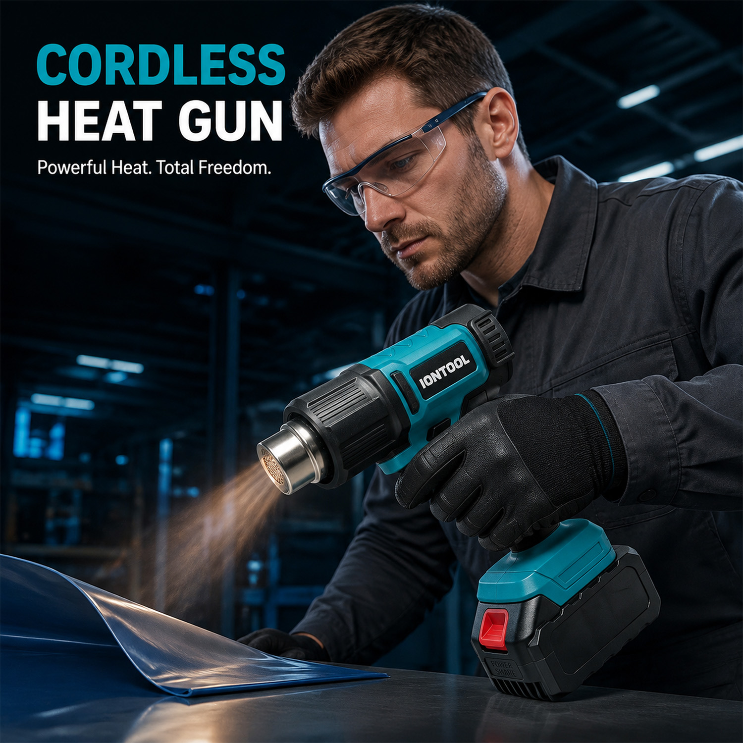 IONTOOL 550℃ 250/500LPM Cordle - Cordless Heat Gun For Shrink Tubing 评论和价格