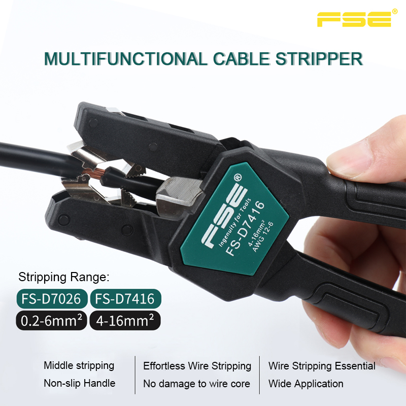 FSE-D7026 Cable Stripper - Pro - Automatic Wire Stripper Cutter 评论和价格