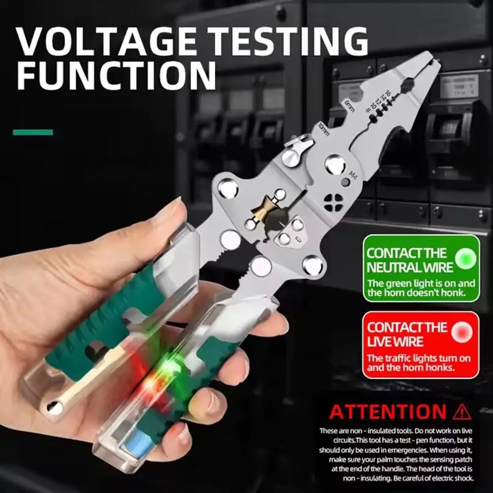 Foldalbe Wire Stripping Pliers - Automatic Wire Stripper Cutter 评论和价格