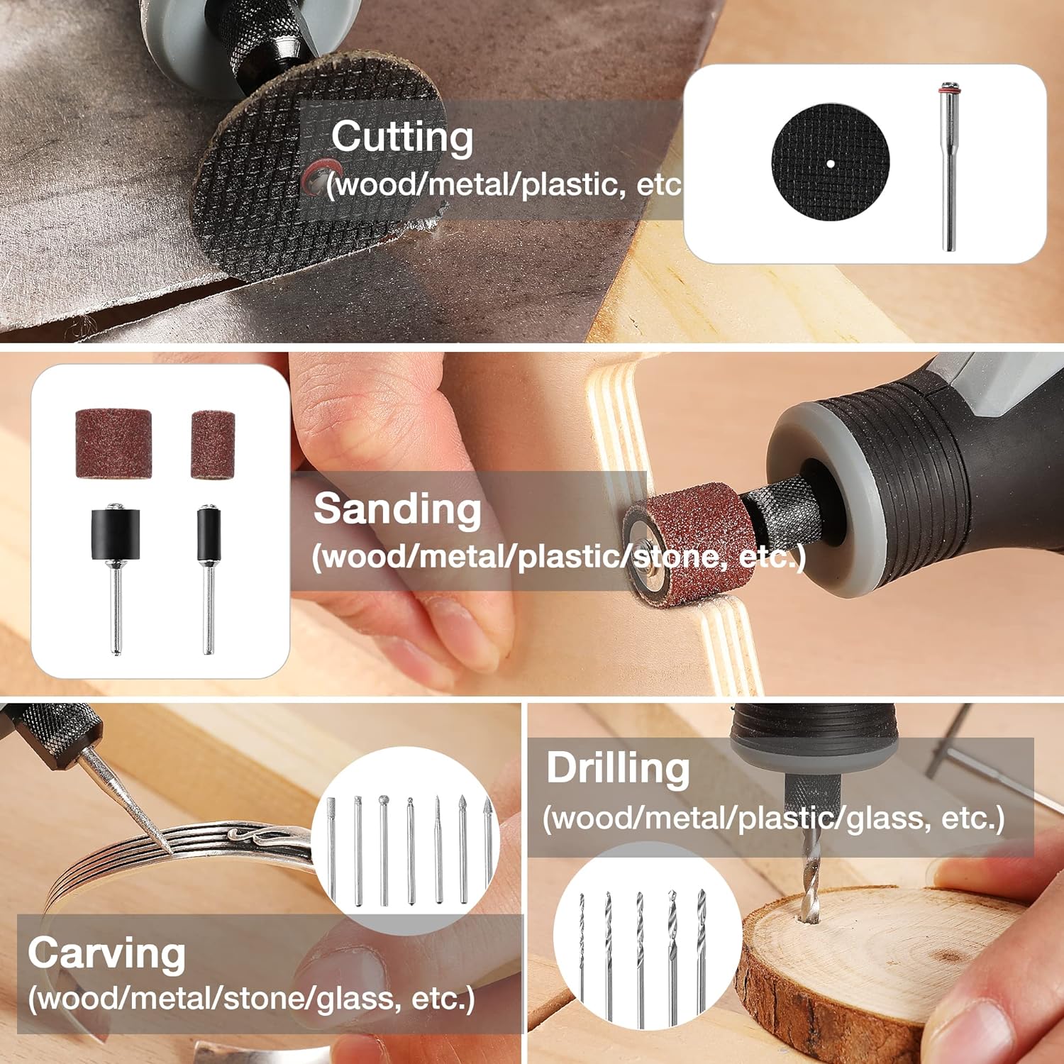Cordless Mini Rotary Tool Kit, - Cordless Rotary Tool Kit Accessories 评论和价格