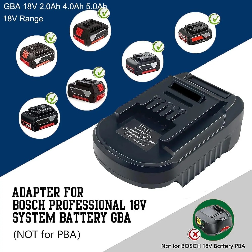 BS18EIN Battery Adapter for Bo - Brushless Cordless Electric Drill 18V 评论和价格