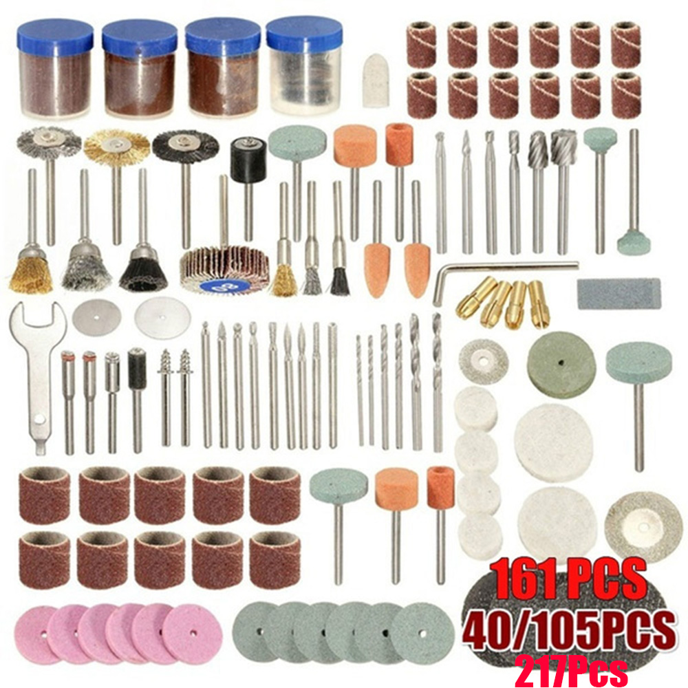 40~217Pcs Power Tools Rotary T - Reciprocating Saw Attachment Drill 评论和价格