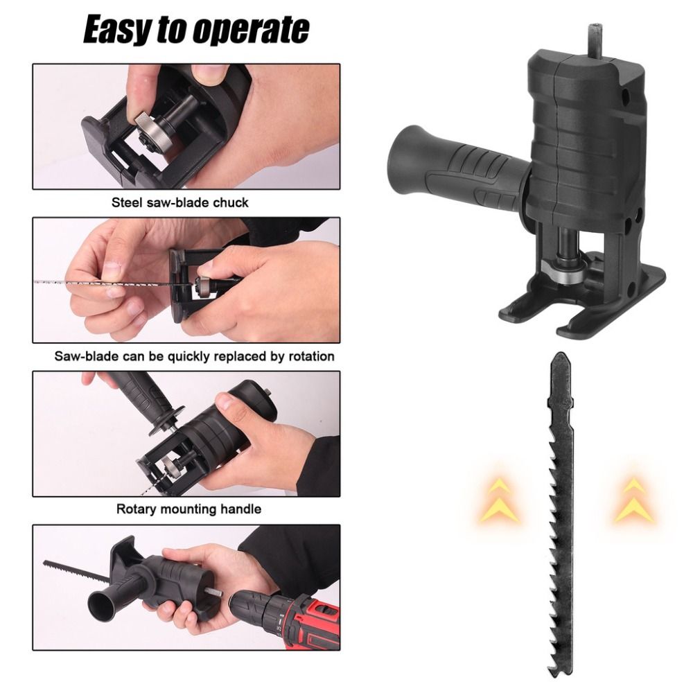 Quick Chuck Drill Saw Adapter  - Reciprocating Saw Attachment Drill 评论和价格
