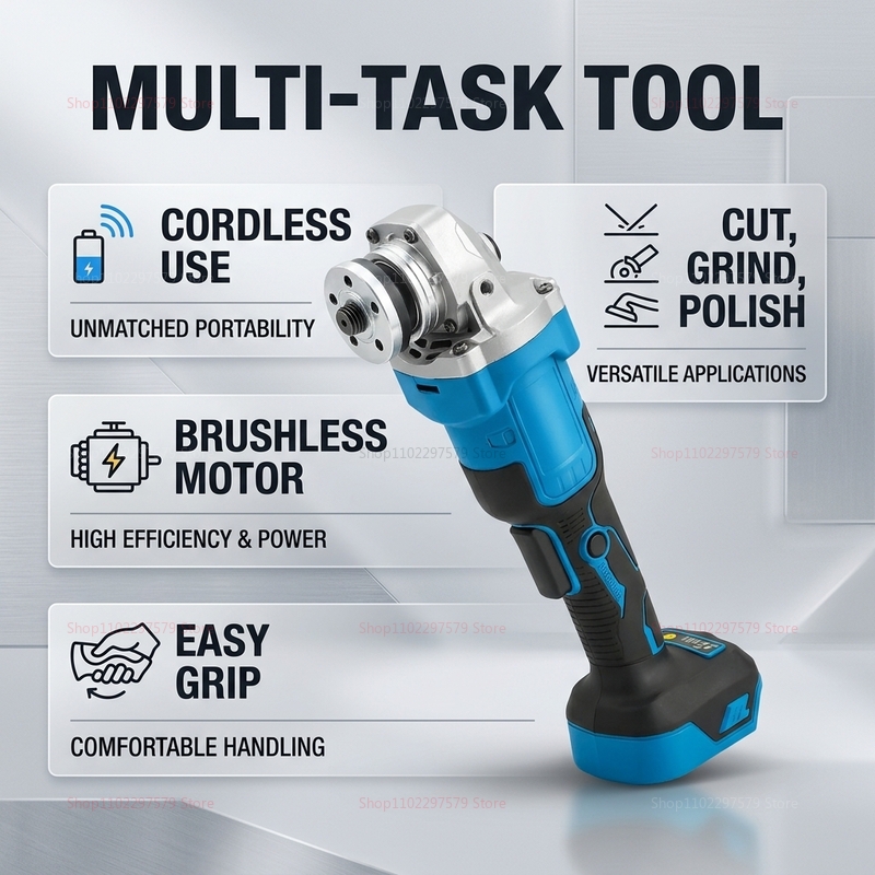 Cordless Brushless Angle Grind - Brushless Angle Grinder Battery Powered 评论和价格