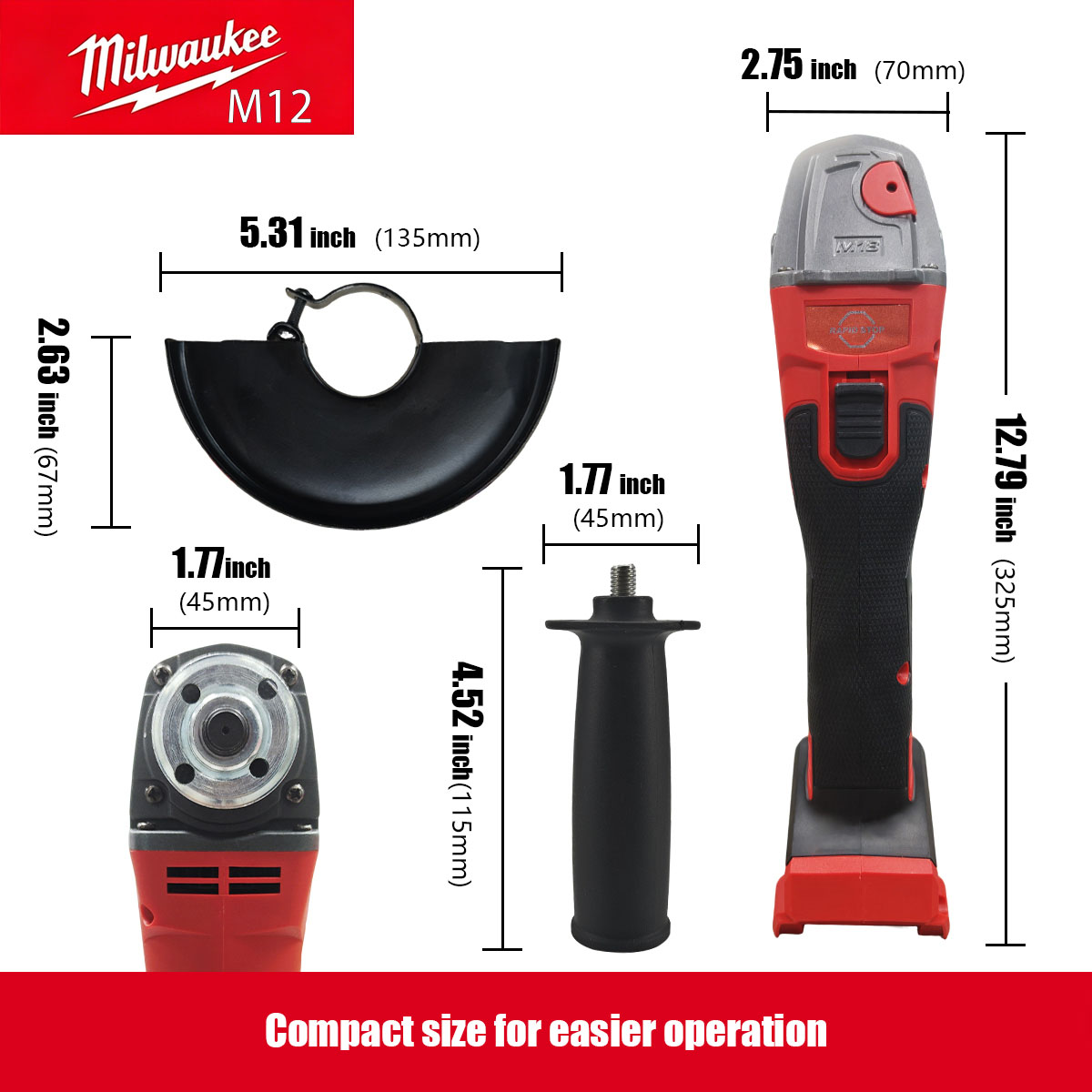 MilwaukeeM12 M18 Brushless Ang - Brushless Angle Grinder Battery Powered 评论和价格