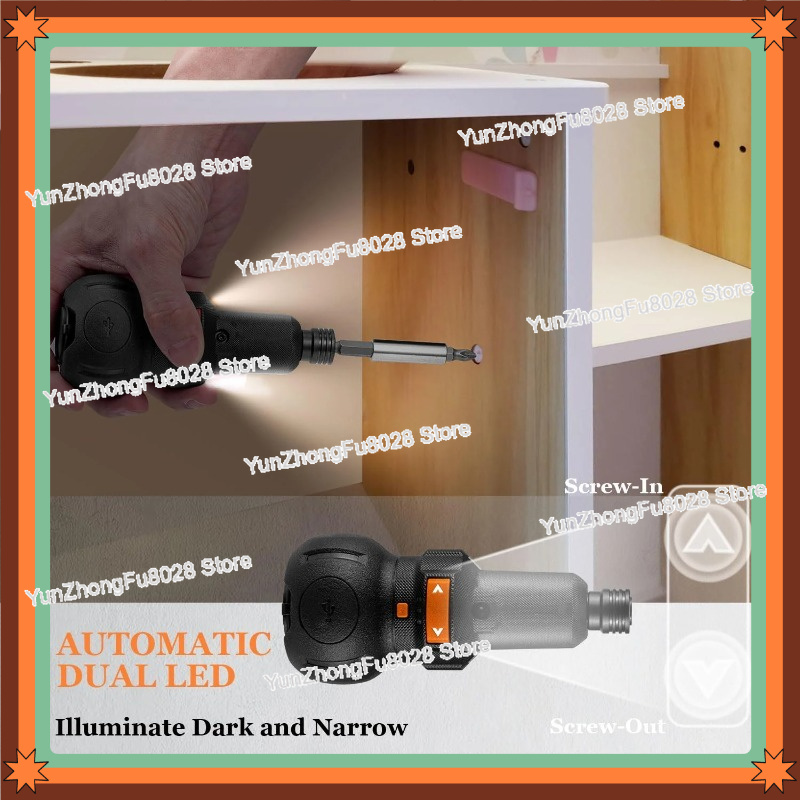 4V Electric Screwdriver, 400 R - Electric Screwdriver Rechargeable Usb 评论和价格