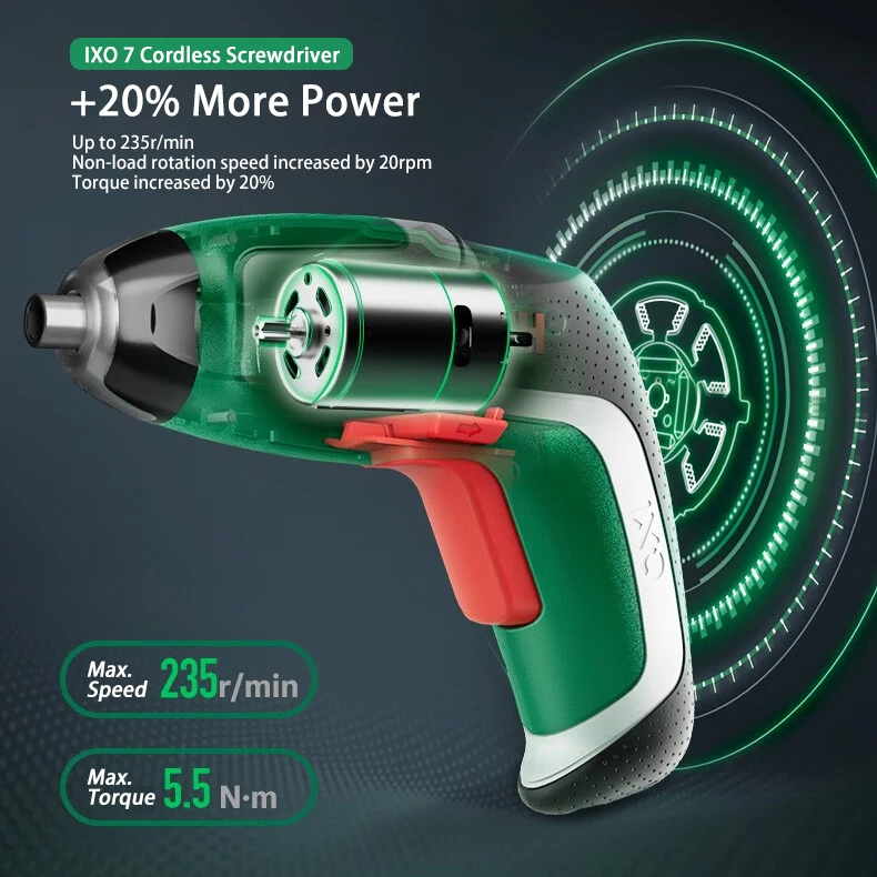 Bosch IXO7 Multi-Function Powe - Electric Screwdriver Rechargeable Usb 评论和价格
