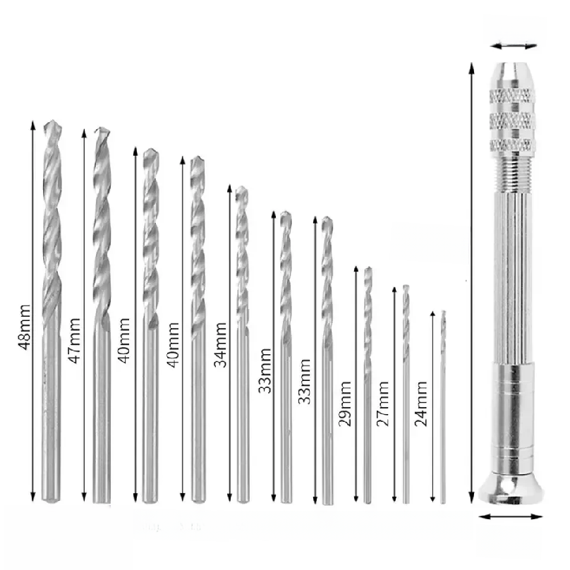 0.8-3.0mm Mini Hand Drill Wood - Hand Tools 评论和价格
