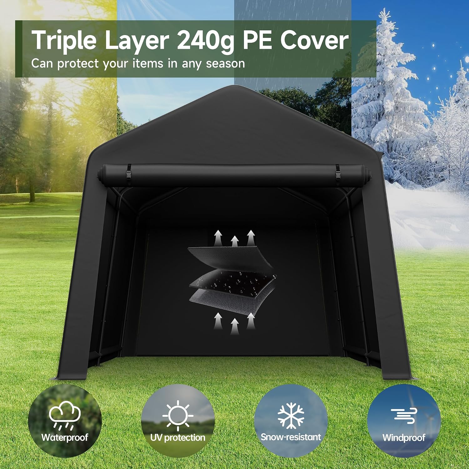 Portable Outdoor Storage Shed  - Garden Tools 评论和价格