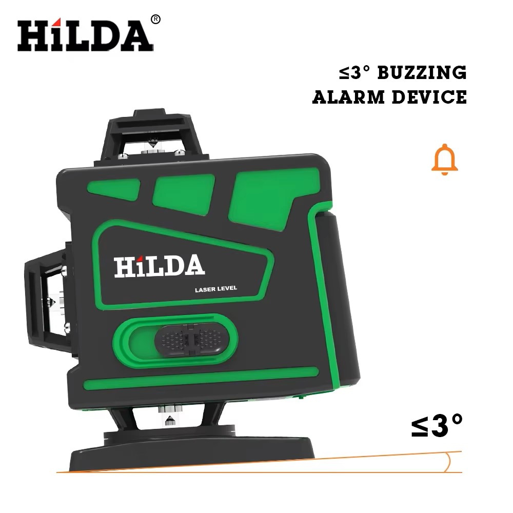 HILDA 16/12 Lines Super Powerf - Laser Level 16 Lines 4D Green 评论和价格