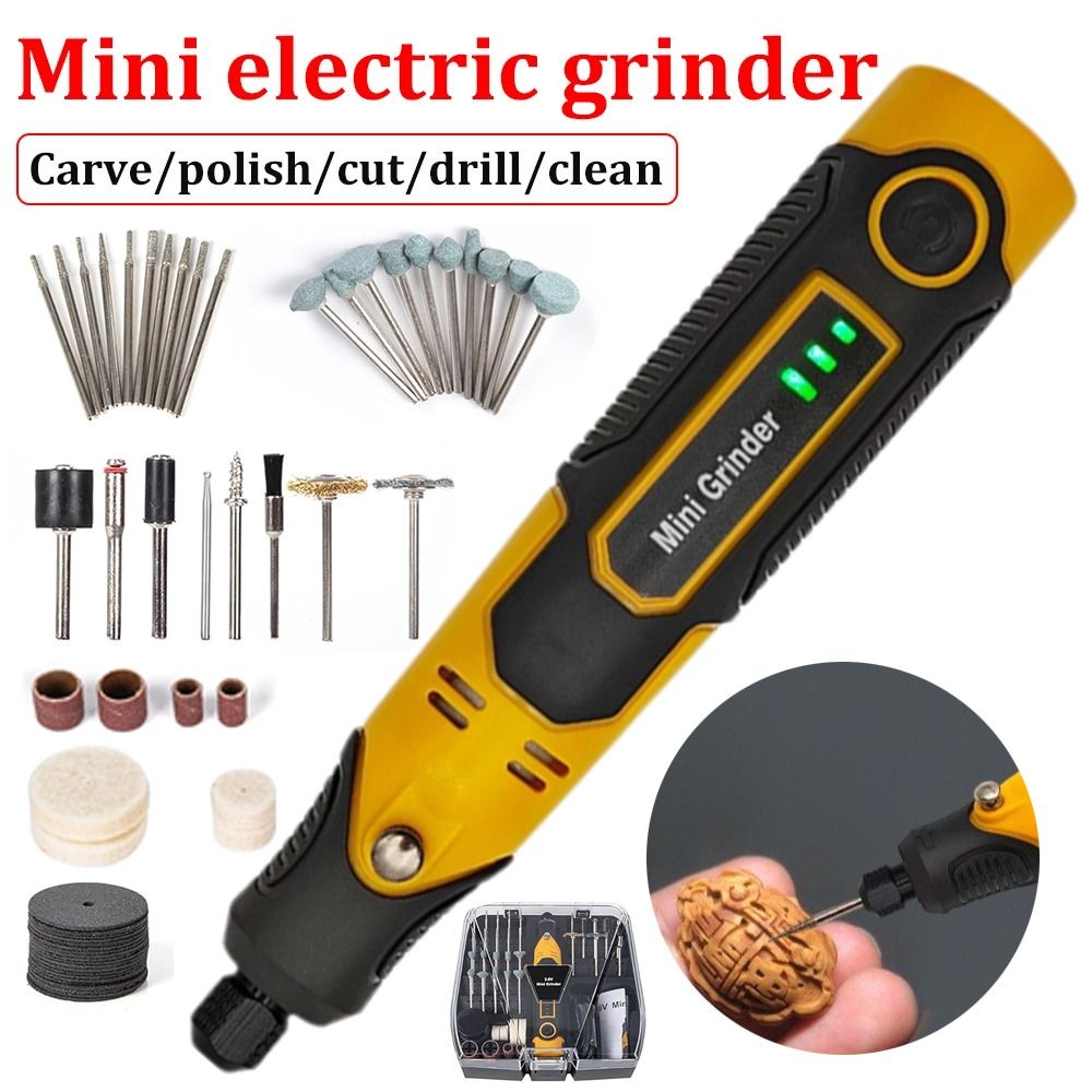 Cordless Mini Grinder 3 Speeds - Cordless Rotary Tool Kit Accessories 评论和价格