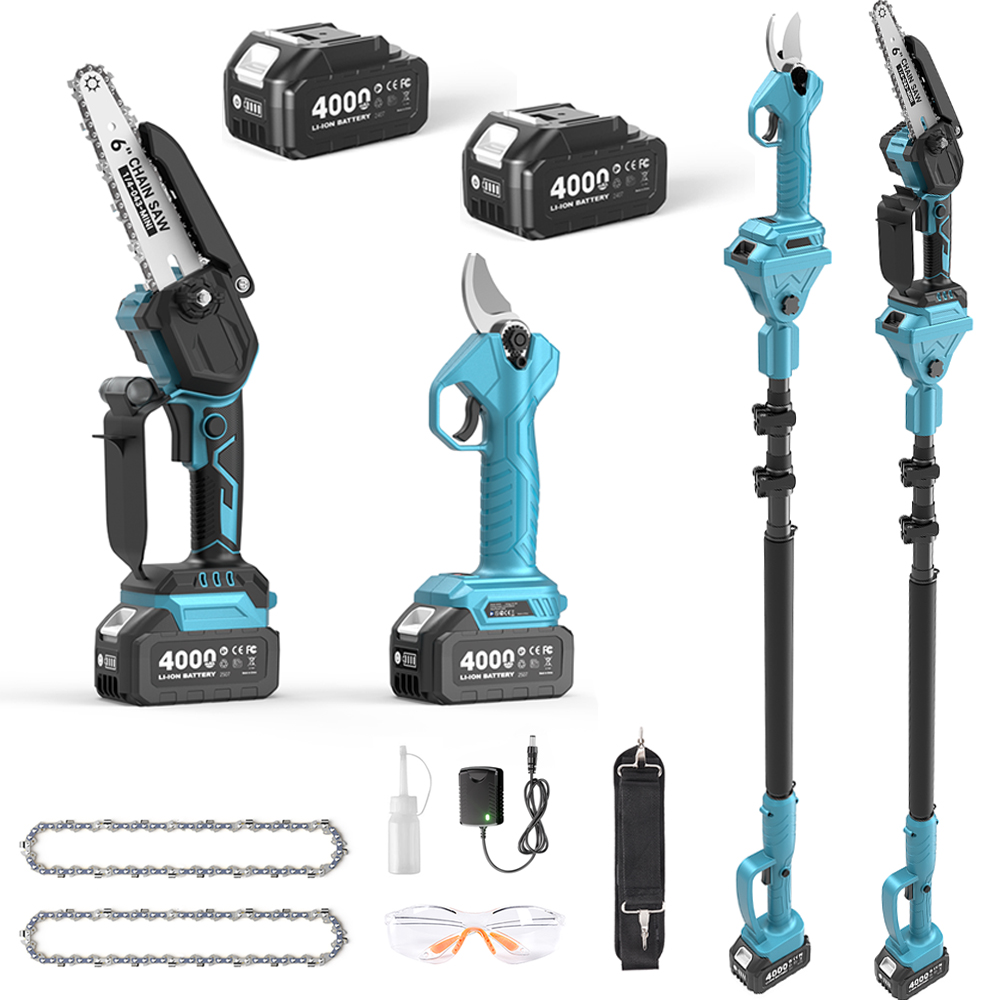 Taskstar 3-in-1 Brushless Pole - Mini Electric Chainsaw 6 Inch 评论和价格