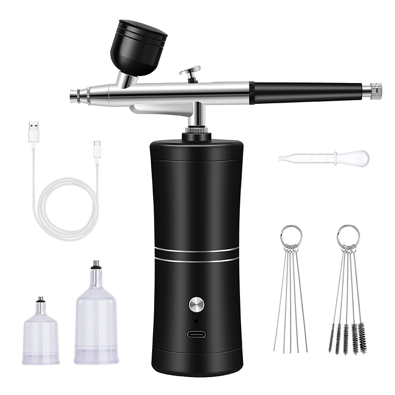 Portable Rechargeable Wireless - Airbrush Kit With Mini Compressor 评论和价格