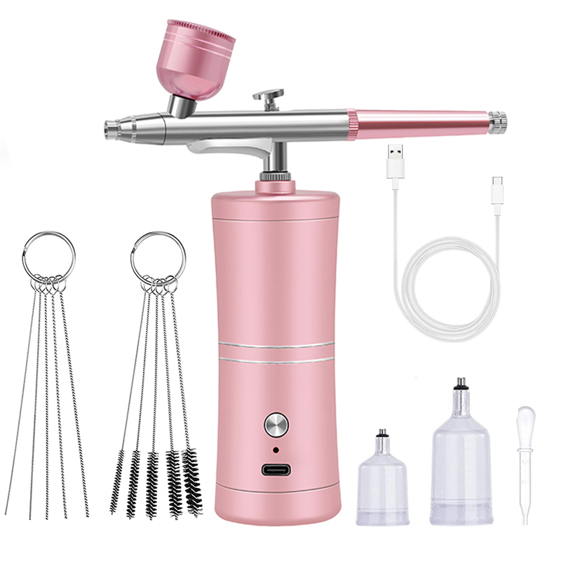 Portable Rechargeable Wireless - Airbrush Kit With Mini Compressor 评论和价格