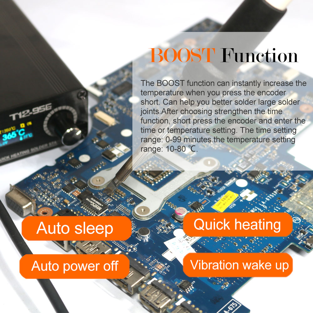 QUECOO T12-956 Soldering Digit - Digital Soldering Station T12 评论和价格