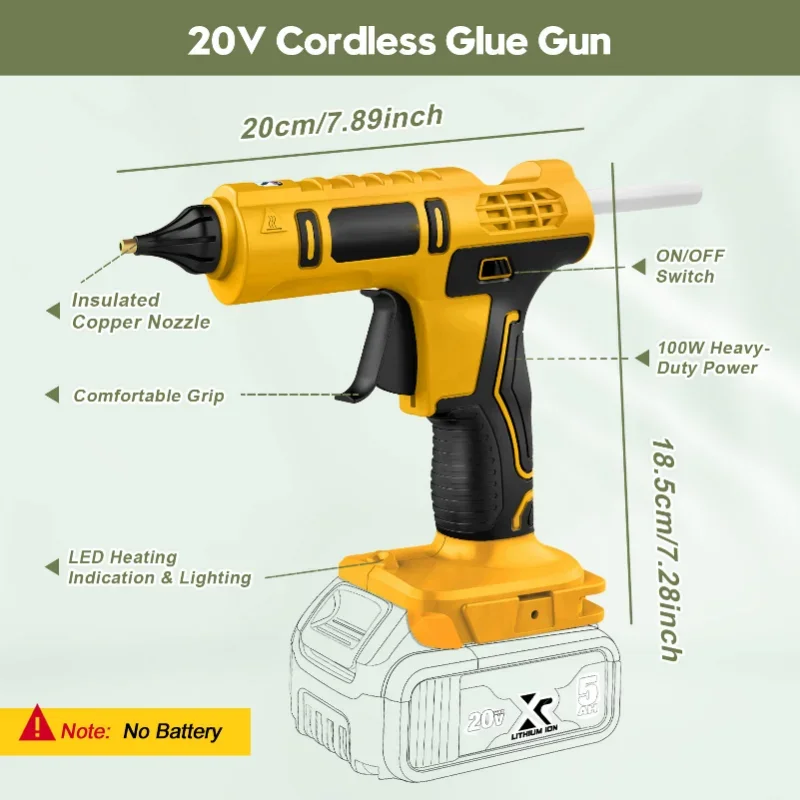 Cordless Electric Handheld Hot - Hot Melt Glue Gun Cordless 评论和价格