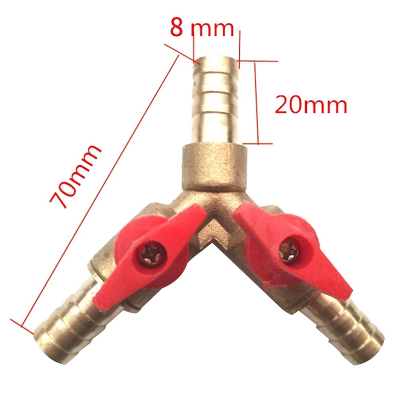 4Pcs 3 Way Shut Off Ball Valve - Garden Tools 评论和价格