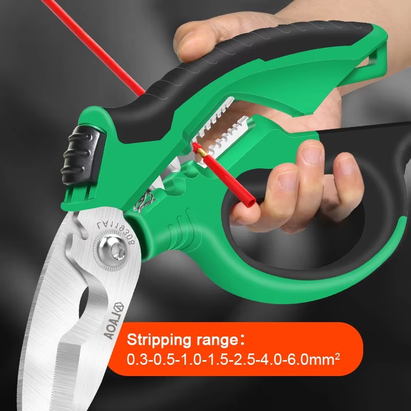 LAOA Electrician Scissors 6/7/ - Automatic Wire Stripper Cutter 评论和价格