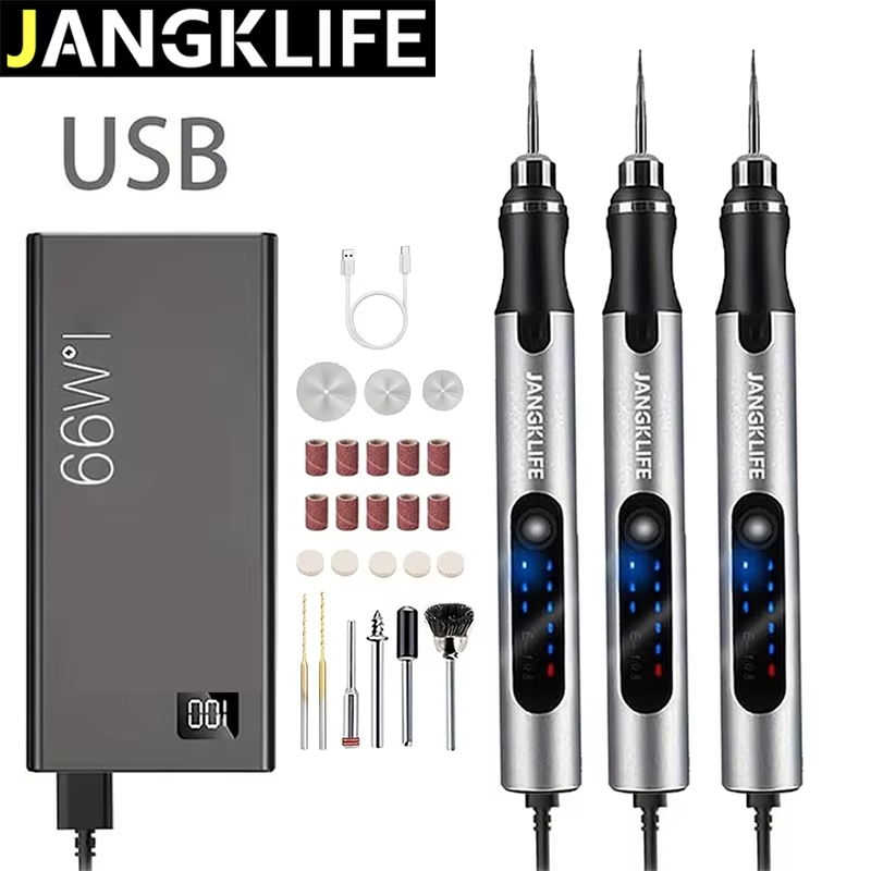 JANGKLIFE USB Rechargeable Rot - Cordless Rotary Tool Kit Accessories 评论和价格