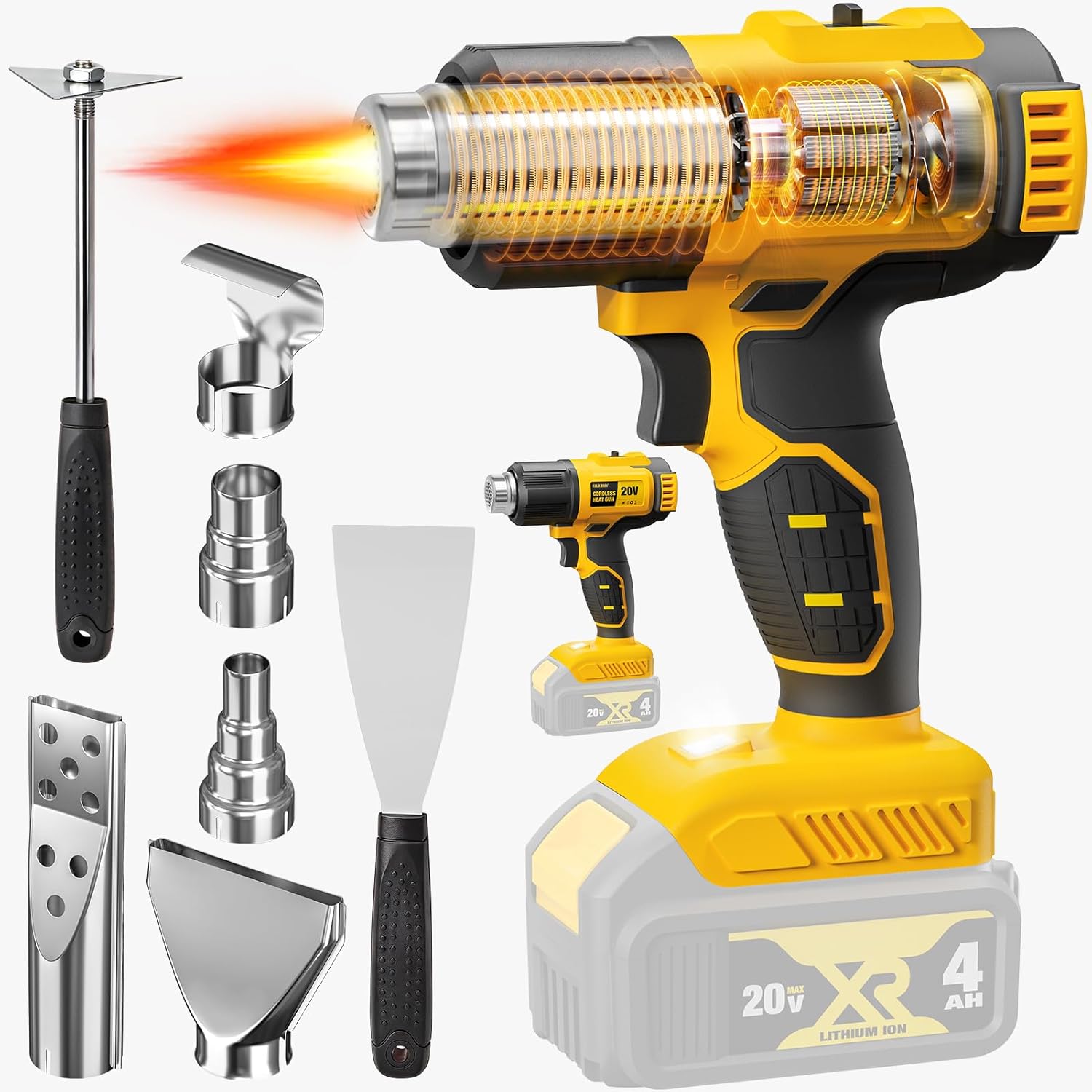 Cordless Heat Gun Compatible w - Cordless Heat Gun For Shrink Tubing 评论和价格